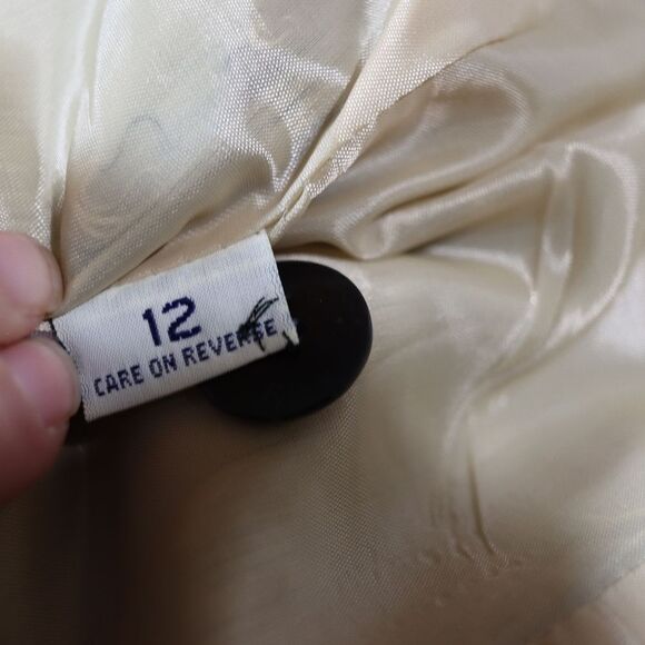 Berry Bicken Vintage Green Striped Pant Suit 12 - Picture 15 of 15